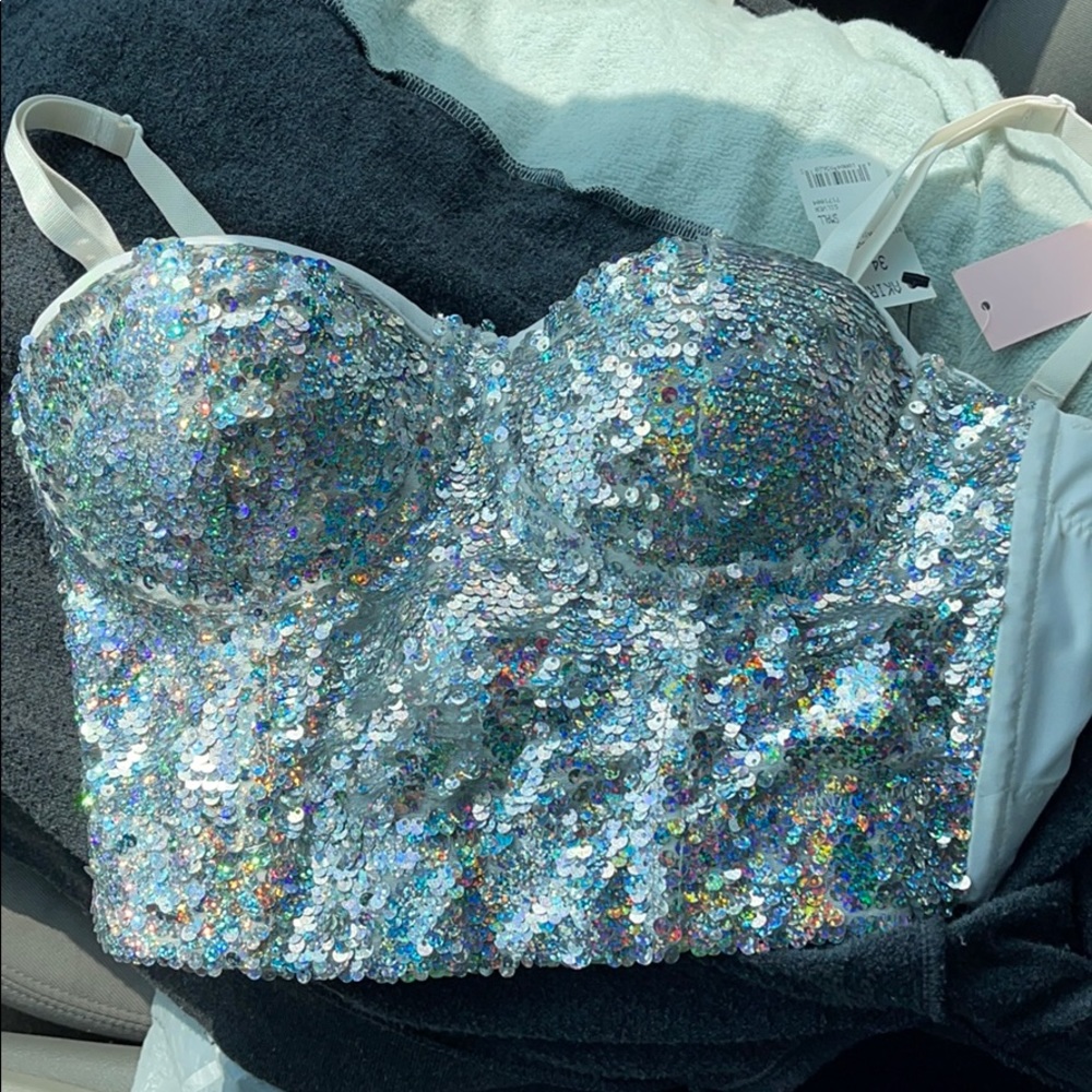 Mermaid Sequined Corset